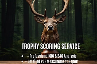 provide expert unofficial scoring and analysis of your hunting trophy