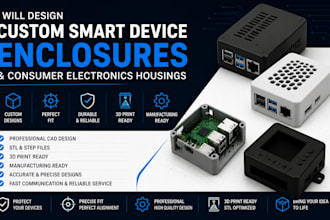design custom smart device enclosures and consumer electronics housings