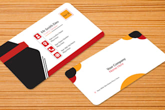 design modern business card and visiting card