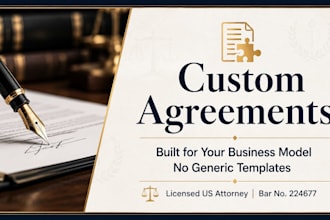 write highly customized business agreement documents