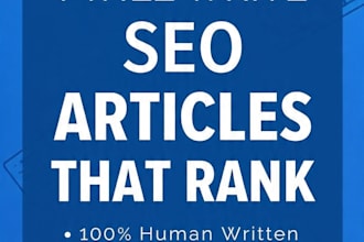 write a 1000 word SEO article or blog post