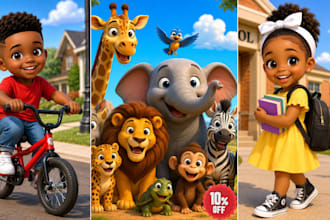 illustrate children story book kids illustration children story