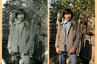 professionally restore and colorize your vintage photos 4k