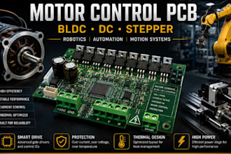 design motor control pcb for bldc dc stepper drivers and embedded motion systems