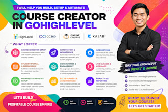 course creator 360 gohighlevel kajabi online gohighlevel course ghl cc360