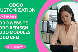 develop odoo modules odoo website odoo CRM and customization