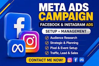 setup facebook ads meta ads instgram ads campaign fb advertisement