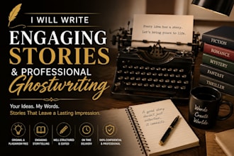 write engaging stories and professional ghostwritten content
