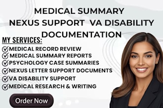 write psychology research case summaries and medical record