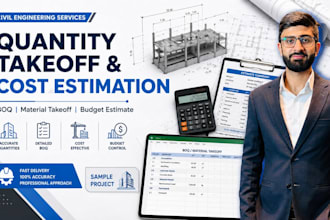 do construction quantity takeoff, boq and cost estimation
