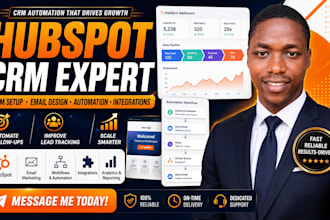 setup hubspot crm, hubspot email design, hubspot automation, hubspot integration