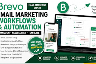 setup brevo email marketing workflows automation do campaign newsletter template