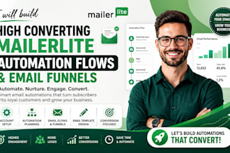 build go high level converting email mailerlite automations flows email funnels