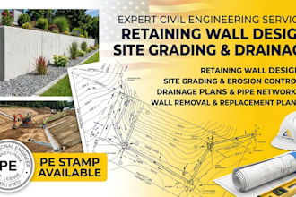 retaining wall and site grading and drainage plan wall removal texas california
