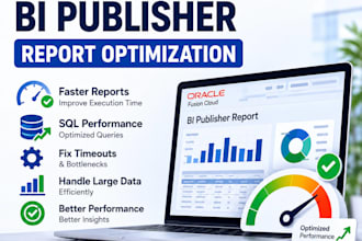 optimize oracle fusion bi publisher report performance