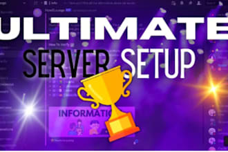 setup fivem,rust,minecraft,roblox or gaming discord server in 24 hours