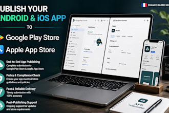 publish, update your android or ios app on google play store and apple app store