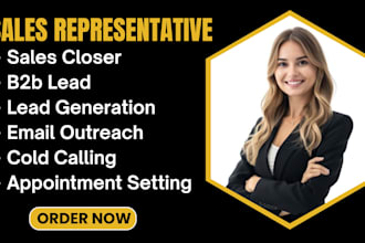 be high ticket sales closer b2b sales leads generation b2b sales representative