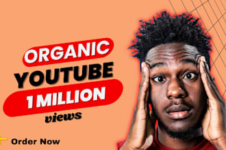 shoutout organic youtube video channel promotion to over 1 million people views