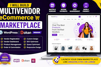 build multivendor ecommerce marketplace wordpress website design dokan webshop
