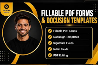 do fillable PDF form e signature document docusign form editable PDF certificate