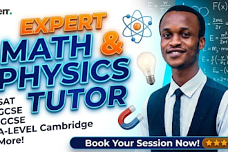 your expert math and physics tutor for sat, gcse, and a level