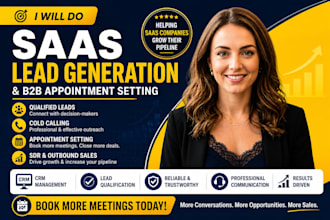 do saas lead generation, b2b appointment setting, and cold