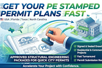 pe stamp packages for fast city approval in houston, dallas, miami and charlotte