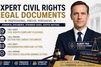 professionally draft a federal civil rights complaint pleading