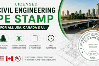 licensed structural engineering review stamp engineer report maine, nevada, ohio