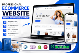 build a high converting woocommerce website or wordpress online store
