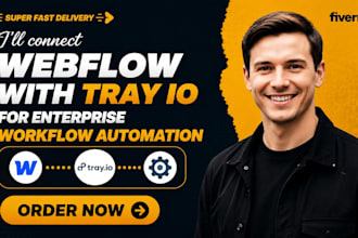 connect webflow with tray io for enterprise workflow automation webflow website