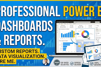 create interactive power bi dashboards and reports