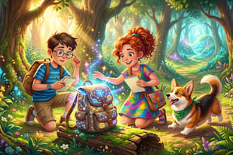 create whimscal children book illustration and book covers