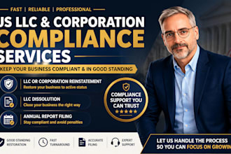 do us llc or corps reinstatement llc desolution file annual report for us llc