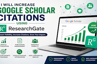 increase google scholar citations using researchgate