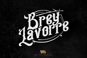 design a classic rock band logo with a timeless vintage style