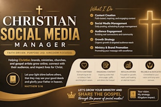 be your christian social media manager