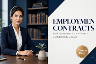 draft a professional employment contract and staff agreement to protect your bus