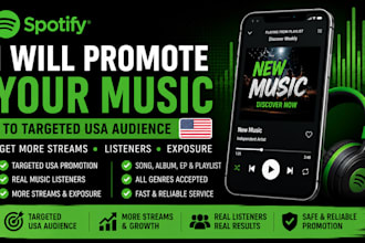 promote your spotify music to USA audience