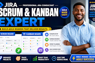 build jira scrum kanban boards for agile project management