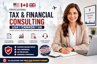 handle professional tax and financial consulting in USA, canada, UK