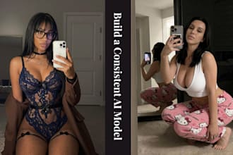 create a consistent ai influencer for sfw and nsfw content