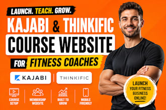 setup kajabi thinkific course website for fitness coaches kajabi membership