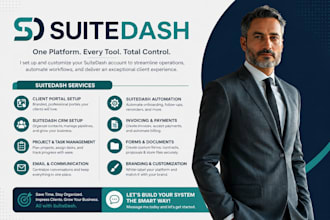 setup suitedash client portal suitedash expert suitedash CRM automation