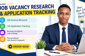 do job vacancy research and job application tracking for you