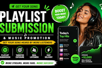 submit your song to music playlists