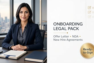 write your complete employee onboarding legal agreement and new hire packet