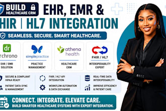 build drchrono simplepractice athena healthcare crm fhir hl7 ehr emr integration