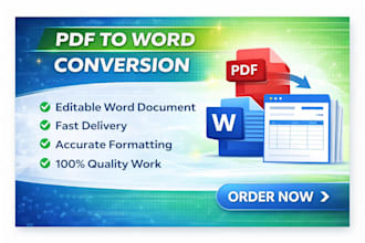 do accurate PDF to word conversion and document typing